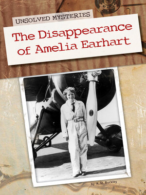 cover image of Disappearance of Amelia Earhart